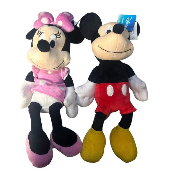 Disney Other - Disney‎ Mickey and Minnie Mouse Plush Toy